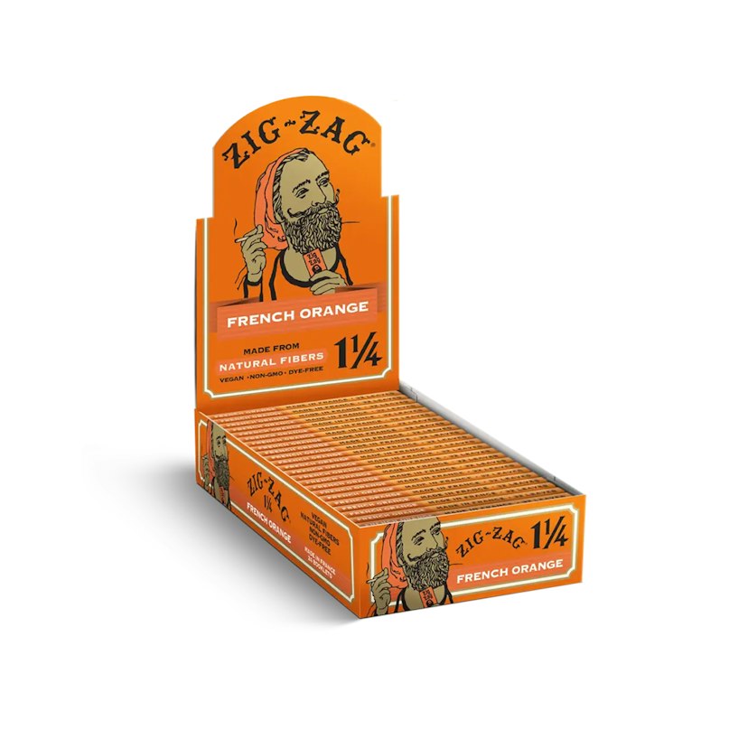 Zig Zag Orange Rolling Papers 1 1/4 32pk