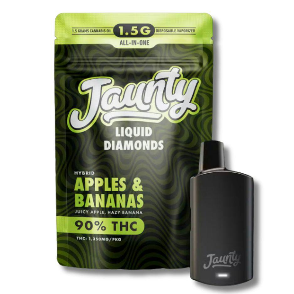 Product Jaunty - Apples & Bananas - 1.5g - Liquid Diamonds AIO