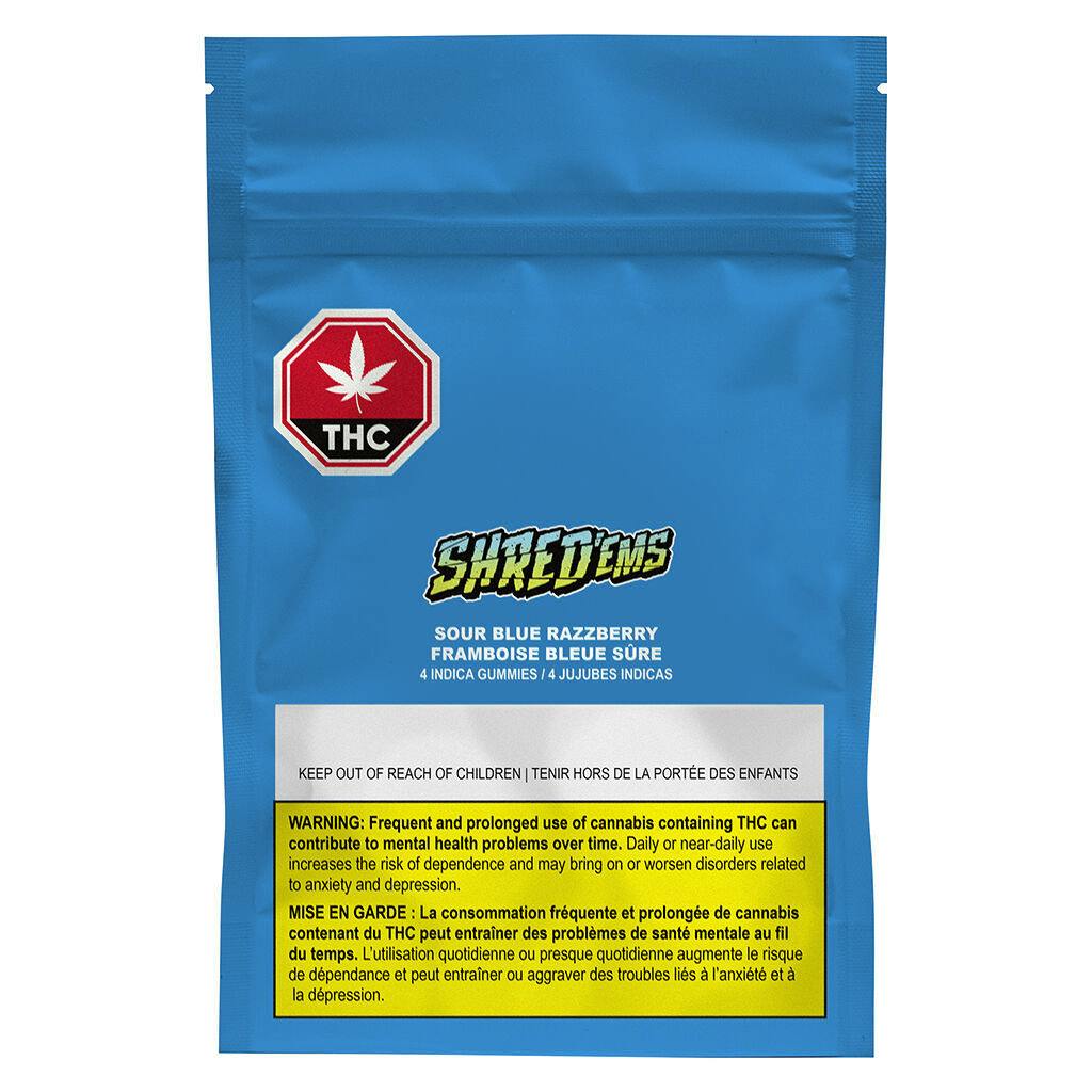Sour blue razzberry gummies 4-pack-1