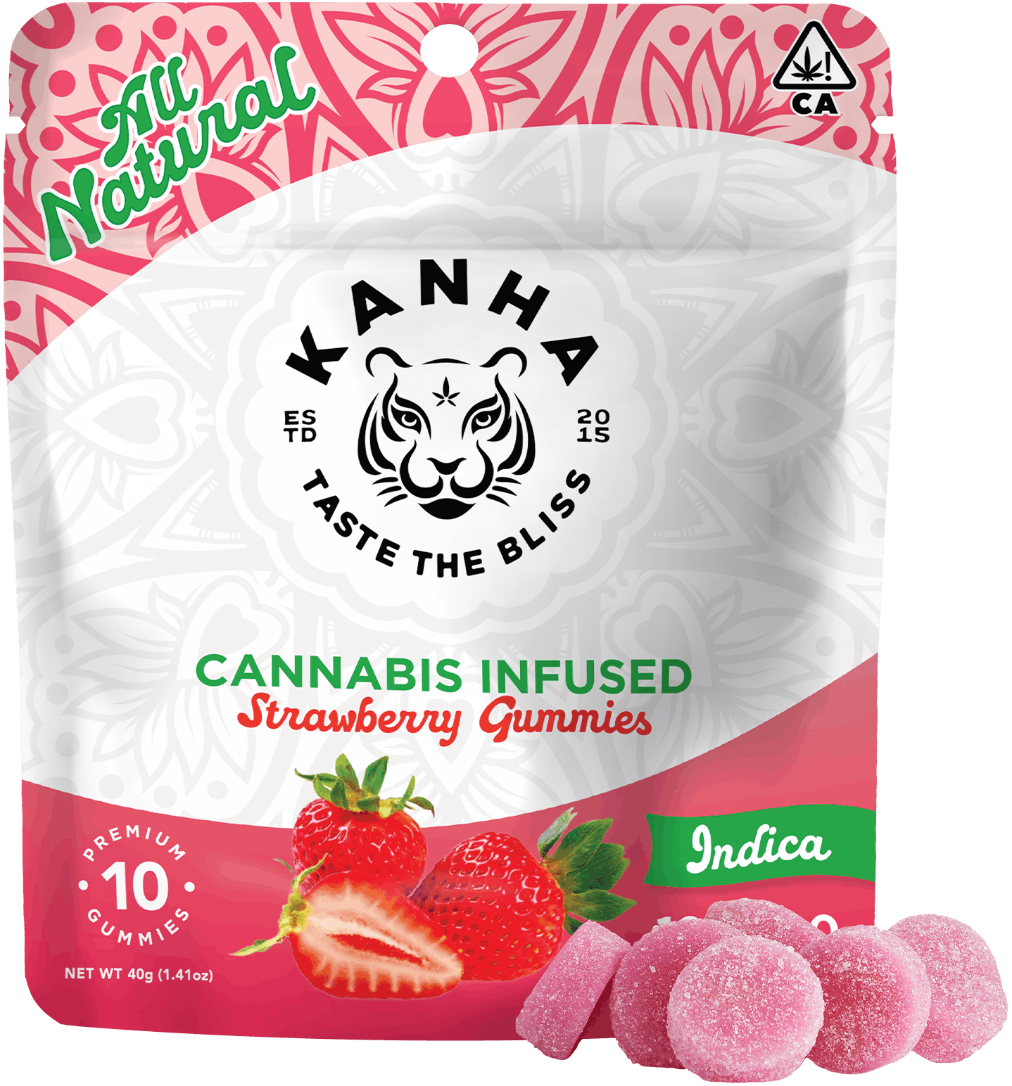 Product: Kanha Classic | Strawberry | Distillate Gummies - 100mg