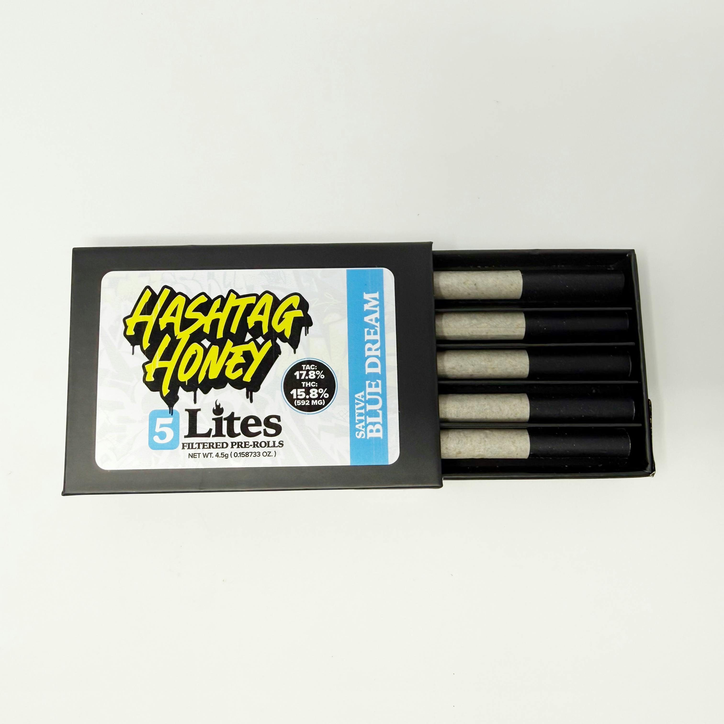 Hashtag Honey | Blue Dream | Lites | 5pk | 4.5g