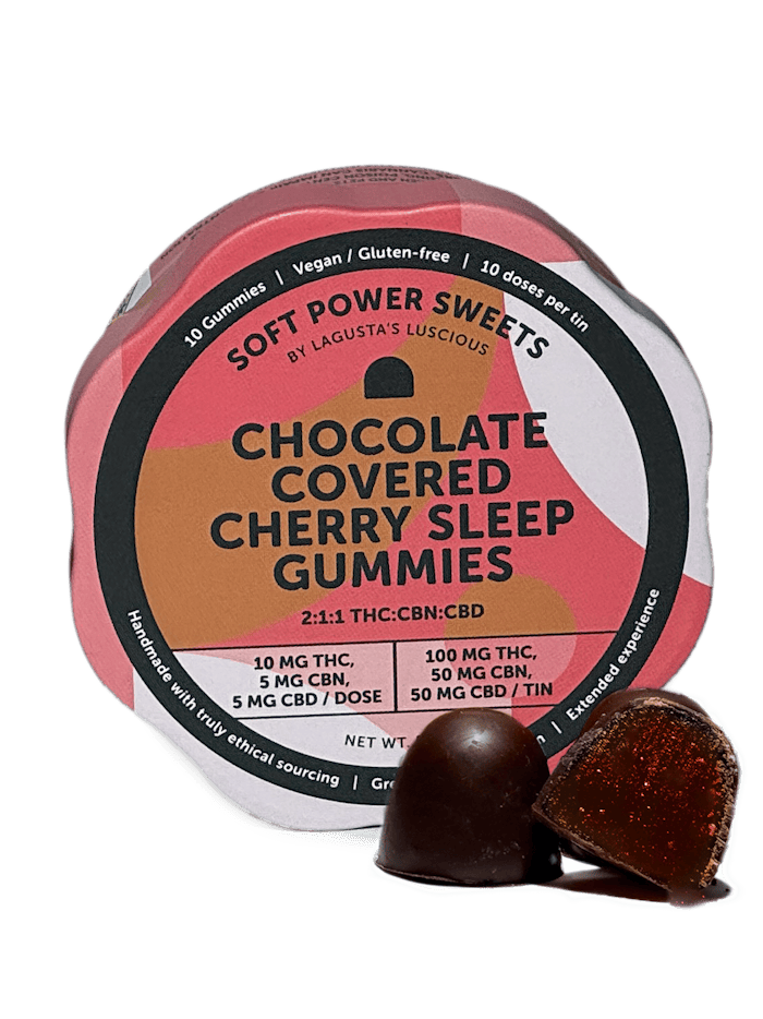Soft Power Sweets - Chocolate Covered Cherry Gummy (Sleep) - 100mg by Soft Power Sweets