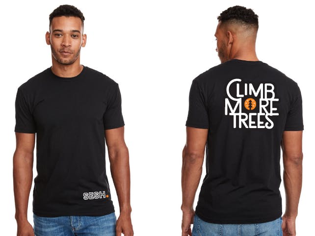 Sesh wear - climb more trees tee - xxlarge