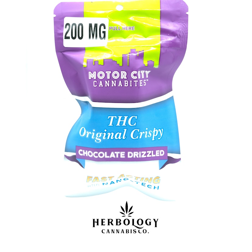 Motorcity Cannabites | Fast-Acting Crispy | Drizzled OG | 200mg