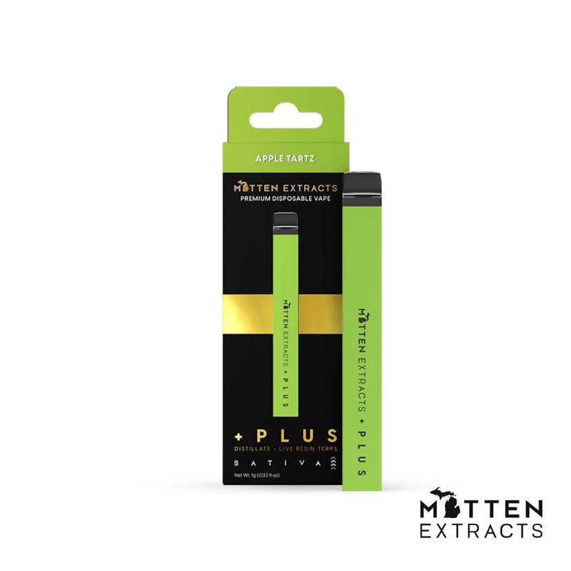 Mitten Extracts Plus - Apple Tartz Disposable