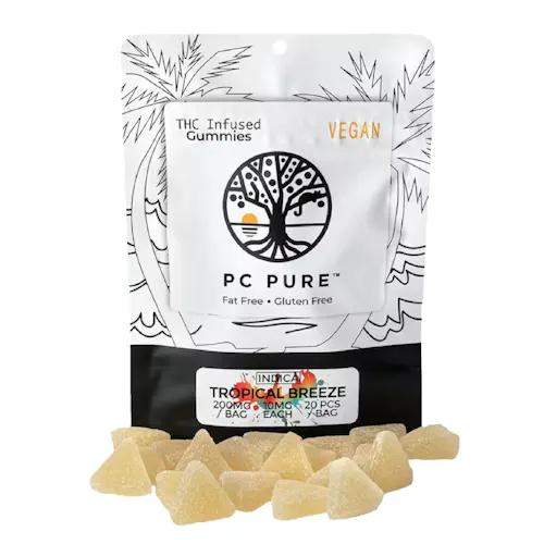 PC Pure Tropical Breeze Gummy 200mg Rec-active