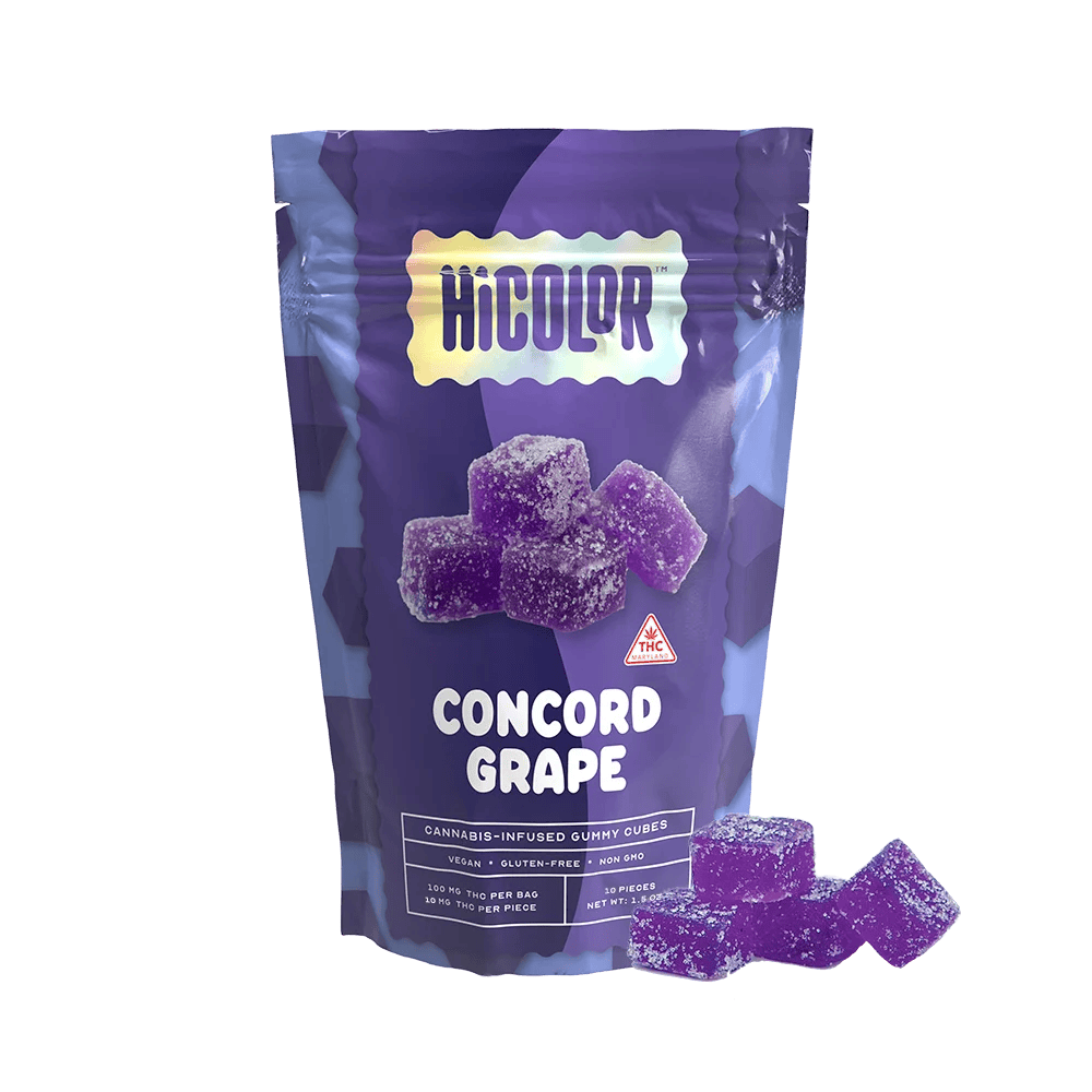HiColor | Concord Grape | Gummies | 100mg | 10ct