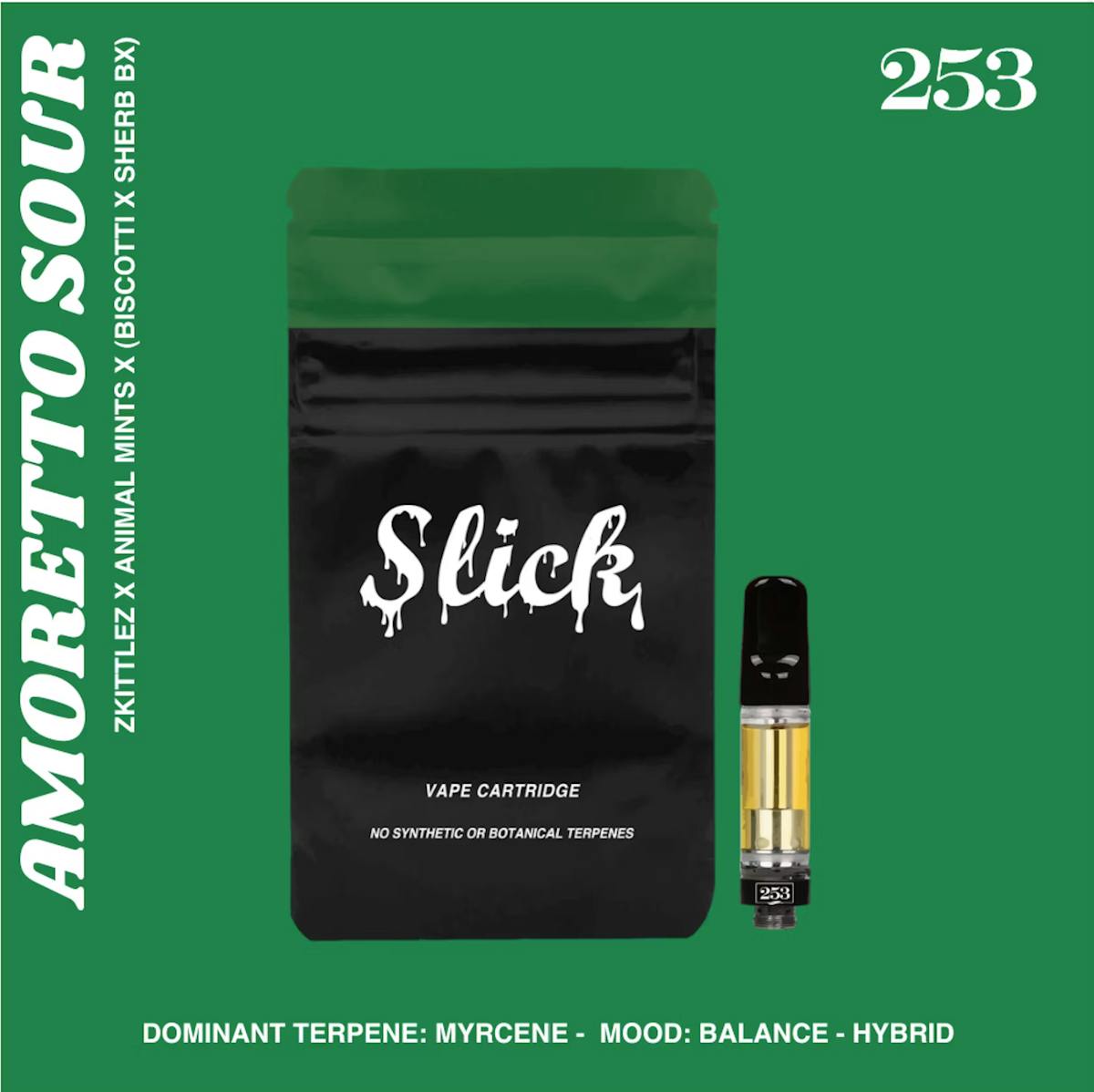 Photo of Slick | Amoretto Sour | Vape Cart (H)