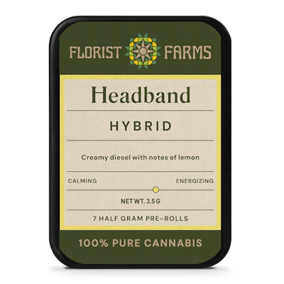 Florist Farms - 7 Pack .5g Prerolls - Headband - PRE_ROLLS by Florist Farms at King of Budz