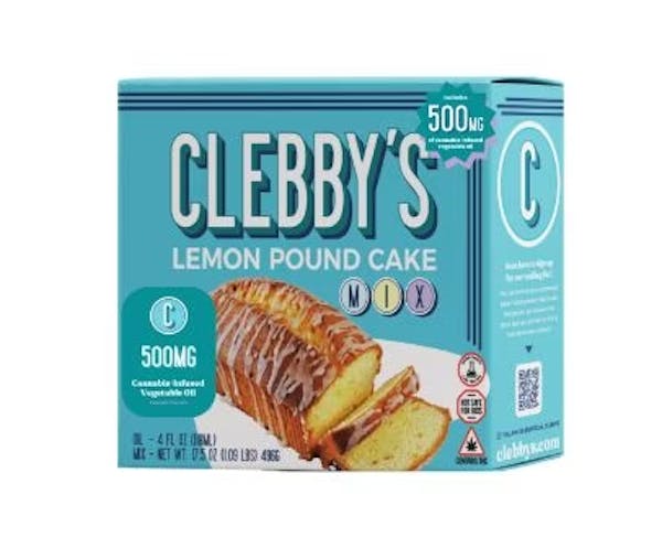 Lemon Pound Cake - 500mg Baking Mix - Clebby's