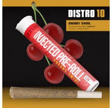 Product: Distro 10 | Cherry Swirl | Infused Pre-roll Indica