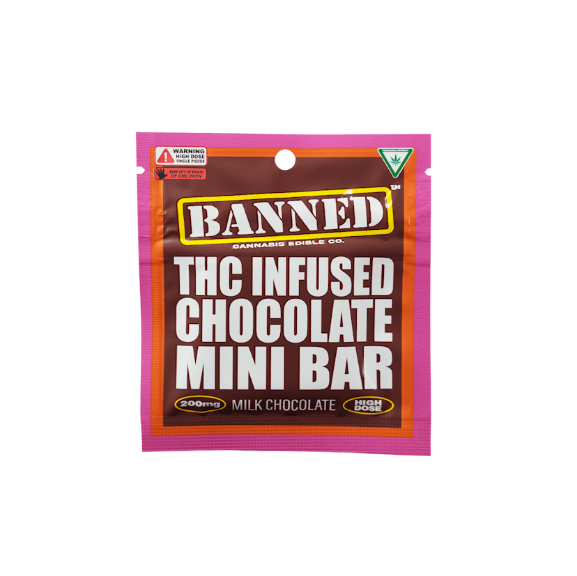 Banned | 200mg | Chocolate Mini Bar