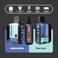 Stickee 4G Switch | Watermelon + Blue Razz | Live Resin x Diamonds - product image at King of Budz
