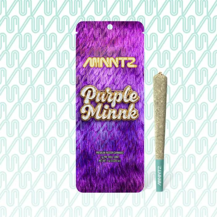 Minntz - 1g Preroll - Purple Minnk