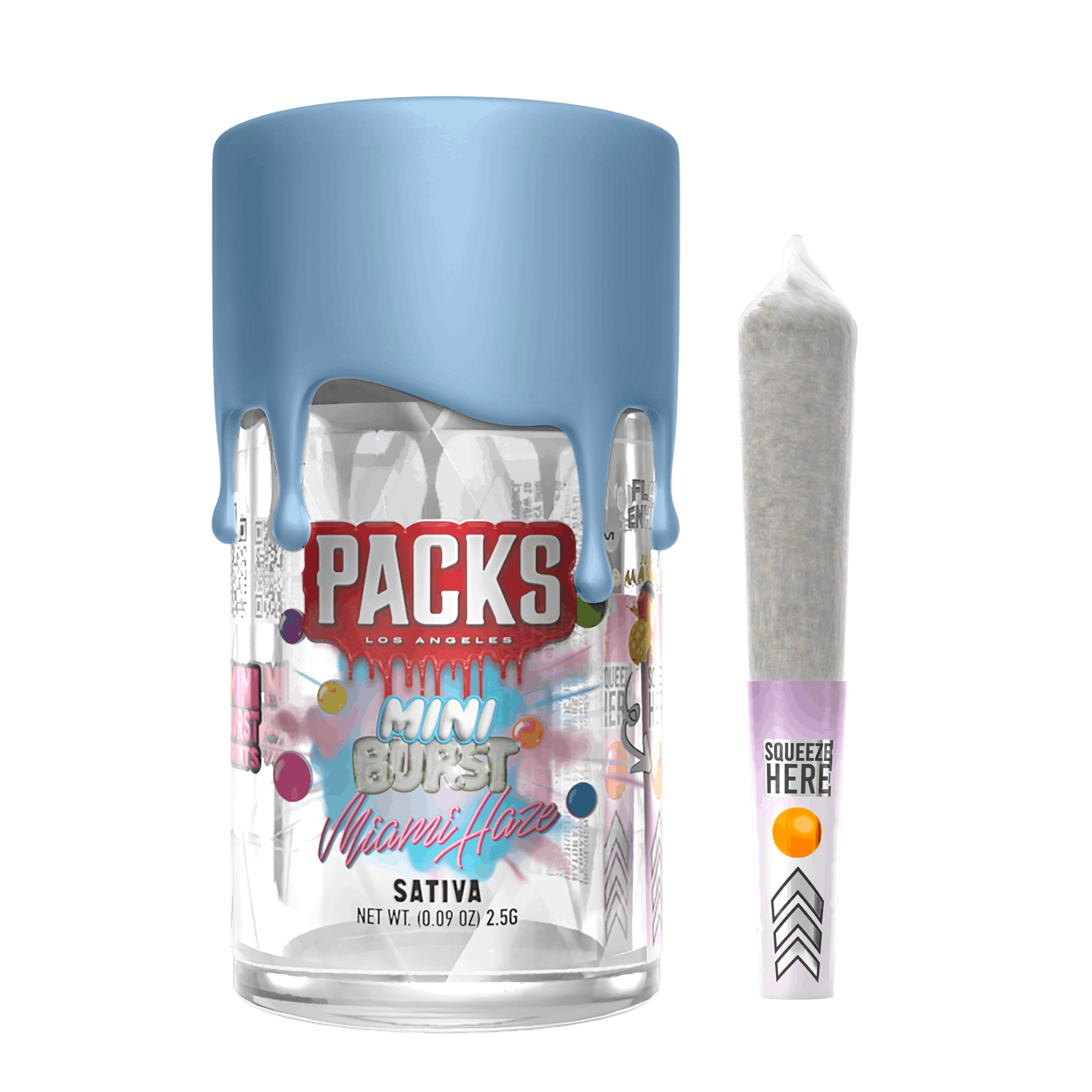 Packs | Miami Haze | Mini Bursts | Infused | 5pk | 2.5g