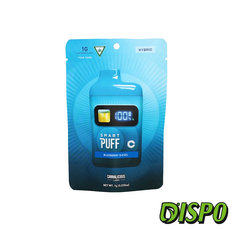 Cannalicious Labs SmartPuff - (H) Blueberry Diesel Disposable