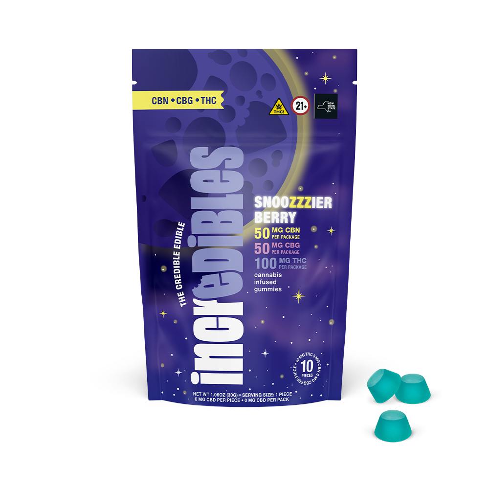 Incredibles Snoozzzierberry | 10pk - EDIBLES cannabis product, .1g