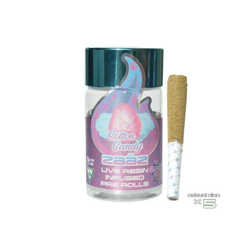 Zaaz | 5 x Pre-rolls | Cotton Candy