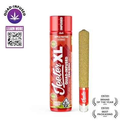 Jeeter - 2g Quad Infused Preroll - Apple Fritter - PRE_ROLLS by Jeeter at King of Budz