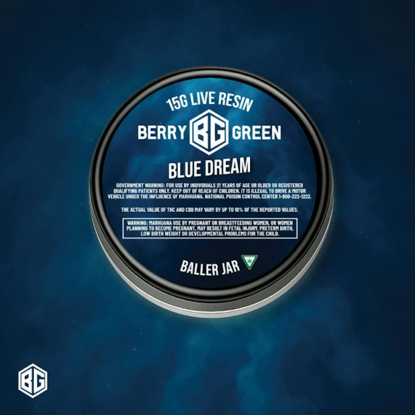 Berry Green Live Resin | Blue Dream