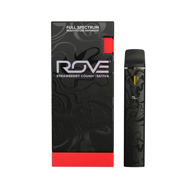 Rove Disposable Live Resin Diamond Strawberry Cough 1g (sativa, live resin disposable)