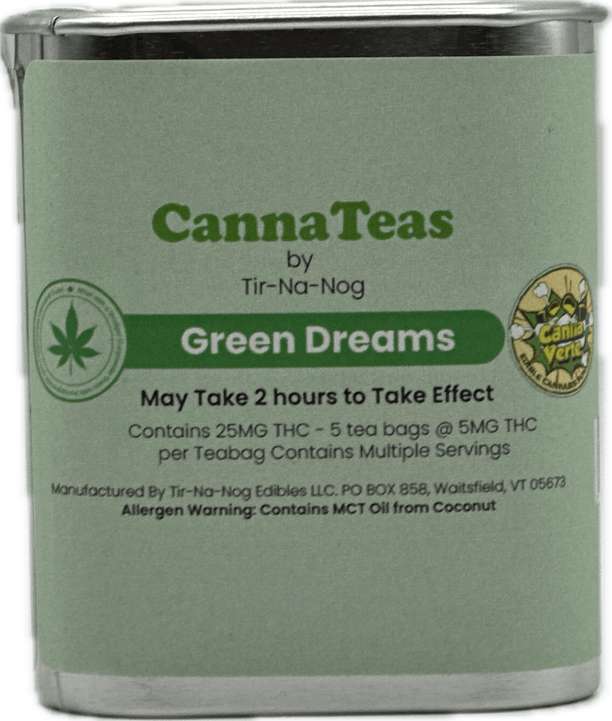 Image of Green Tea Bags | 25mg THC