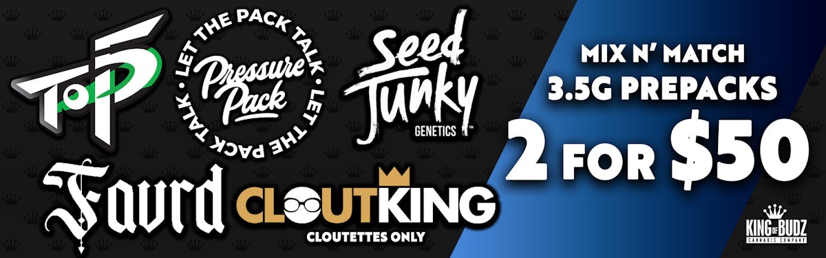 DET - Seed Junky/PP/Top5/FAVRD 3.5g Prepack 2/$50