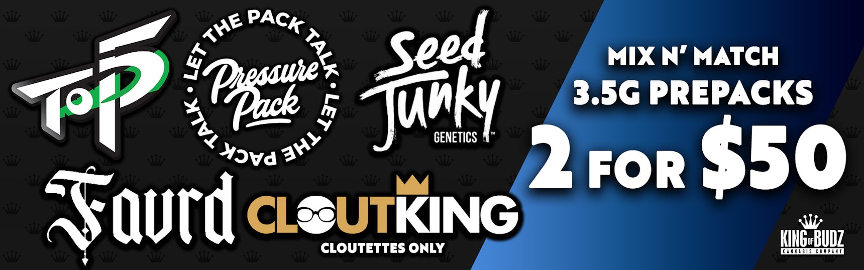 DET - Seed Junky/PP/Top5/FAVRD 3.5g Prepack 2/$50