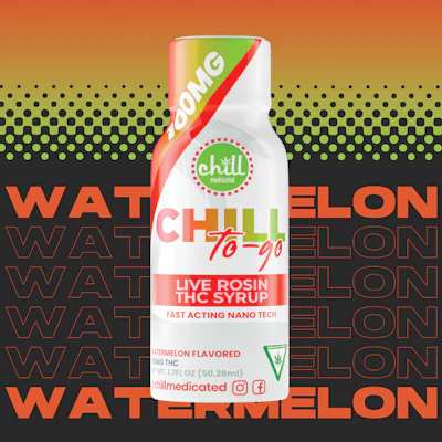 Chill Medicated - 100mg Live Rosin Syrup - Watermelon