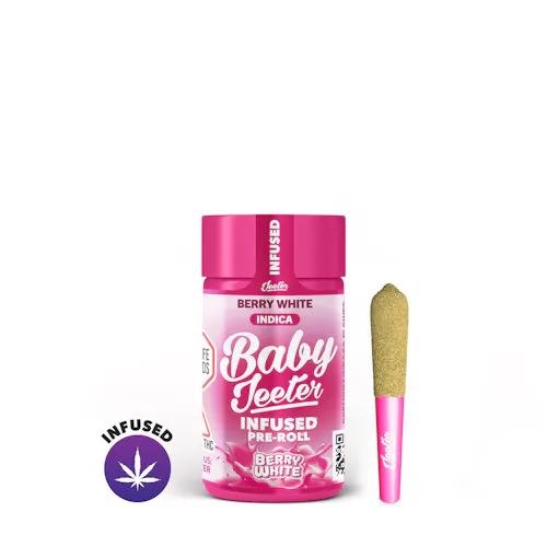 Berry White Baby Jeeter Infused Pre-Roll 5-pack | 2.5g-active