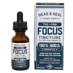 Head & Heal | THC:CBG Tincture - Focus Blend - 150mg