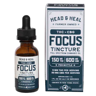 Head & Heal | THC:CBG Tincture - Focus Blend - 150mg