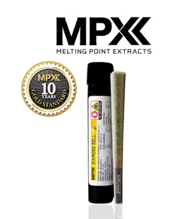 MPX Diamond Infused Pre-Roll Local Skunk 1g (indica hybrid)