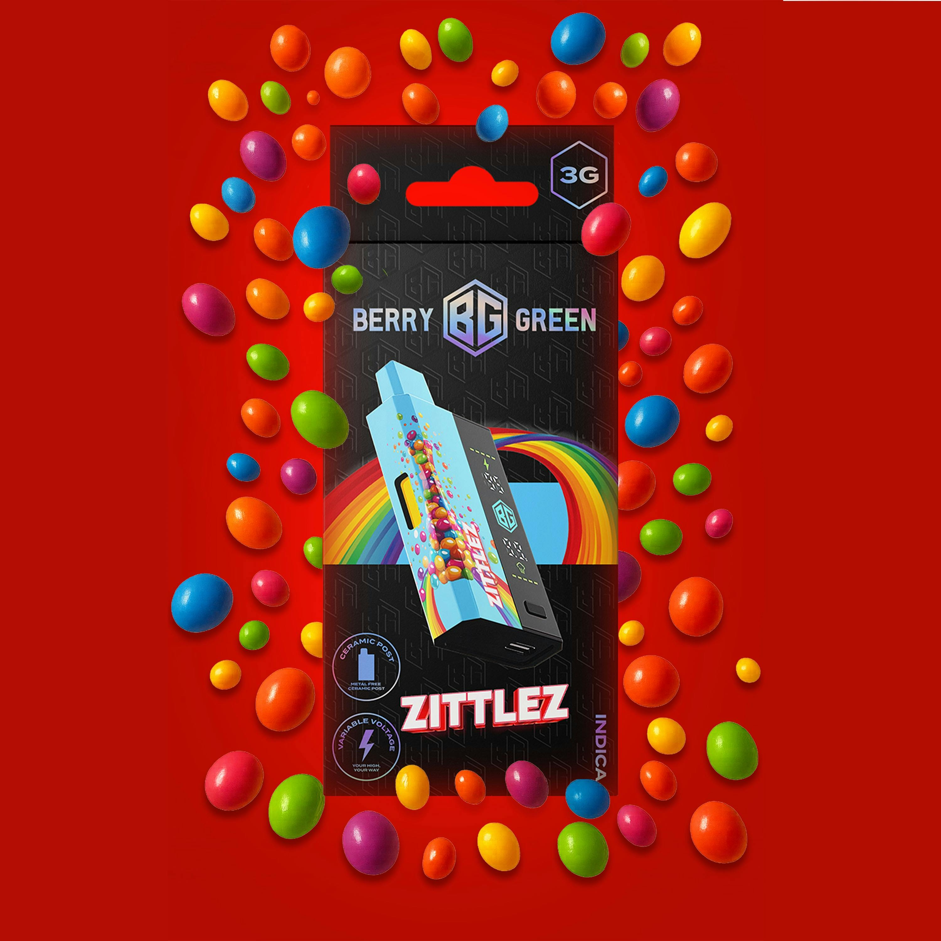 Berry Green - 3g Disposable - Zittlez