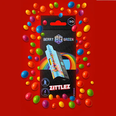 Berry Green - 3g Disposable - Zittlez - DISPOSABLES by Berry Green at King of Budz