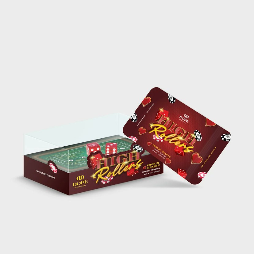Dope Department | High Rollers Pre-Packaged Flower | Smokin' Hearts