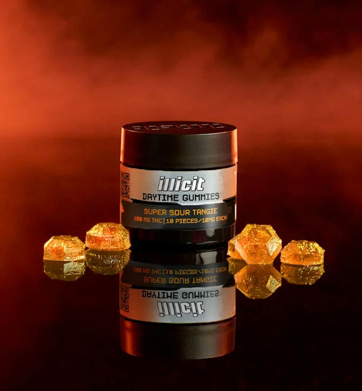 Photo of Illicit l Wild Strawberry 5:1 [CBG:THC] Daytime Gummies 10pk l 100mg