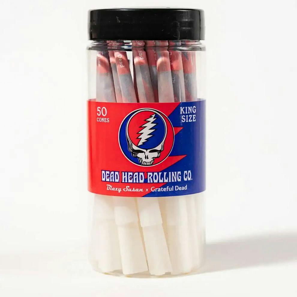 Blazy Susan - Dead Head Rolling Co - King Size Pre Rolled Cones, 50 ct