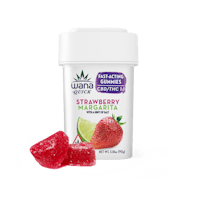 Product Strawberry Margarita | 1:1 THC/CBD Fast Acting Gummies 20pk