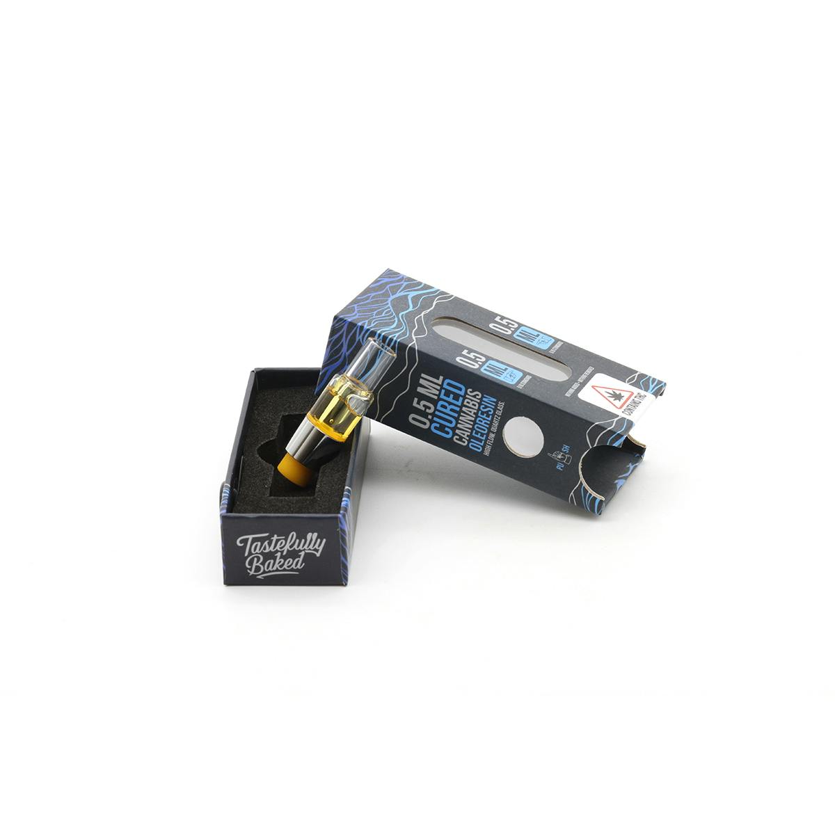 Banana OG x Tangie 0.5 gram Cured Resin Vape Cartridge : Tastefully Baked |  Atlantic Farms - Retail - Portland: Med