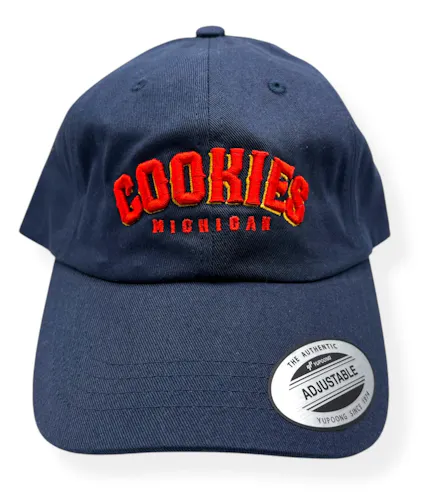 Cookies Monroe Michigan Dad Hat- Navy-1
