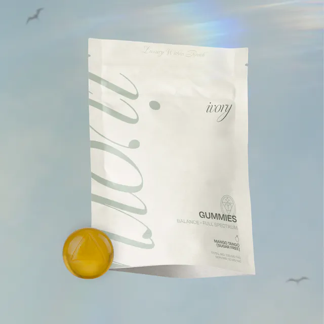 Ivory Full Spectrum RSO Gummies Mango Tango Sugar Free 10pk/100mg (sativa hybrid, 2.8g)