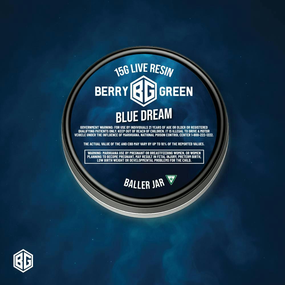 Berry Green BERRY GREEN | BLUE DREAM | LIVE RESIN SATIVA — CONCENTRATES