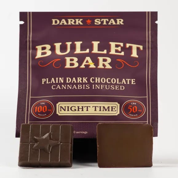 Bullet Bar - 100mg Chocolate 2:1 THC/CBN - Night Time