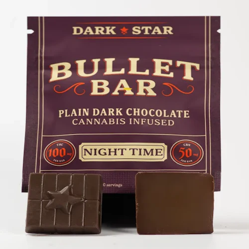 Bullet Bar - 100mg Chocolate 2:1 THC/CBN - Night Time