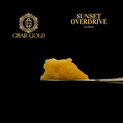 Sunset Overdrive Cured Resin 1g by Clear Gold Concentrates