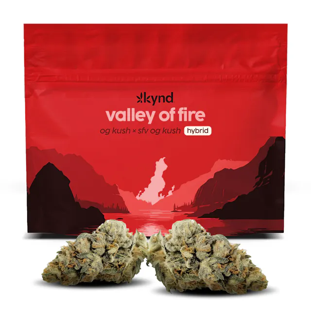Kynd Flower Valley of Fire 3.5g (hybrid, whole flower)