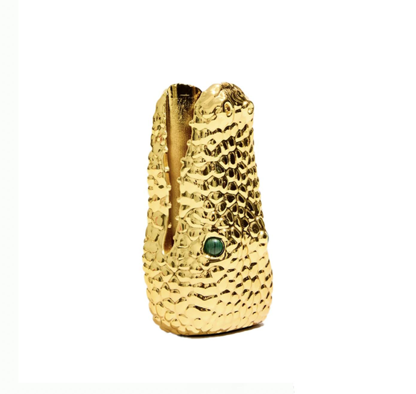 Croc Lighter Case | Gold