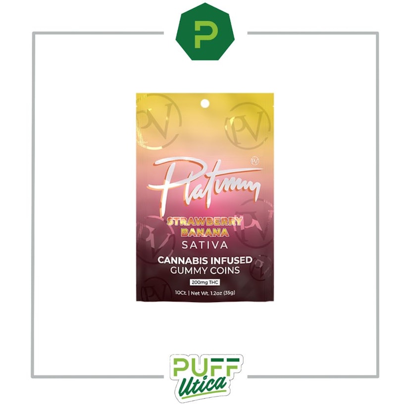 Platinum Vape | 200mg Gummies | Strawberry Banana