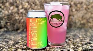 Bison Botanics - 10mg THC Infused Beverage - Wild Strawberry Rhubarb Lemonade